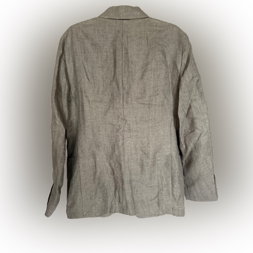 Todd Snyder Light Grey Herringbone Madison Suit Jackie NWT 100% Linen - Picture 3 of 13